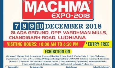CICU signature event on Machinery, Machine tools, Automotive and Engineering is back from 7-10 December in Ludhiana