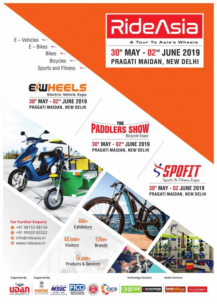 RIDE ASIA 2019 scheduled to be held in Delhi during 30th May to 02nd June